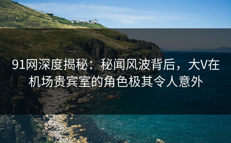 91网深度揭秘：秘闻风波背后，大V在机场贵宾室的角色极其令人意外