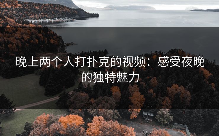 晚上两个人打扑克的视频:感受夜晚的独特魅力